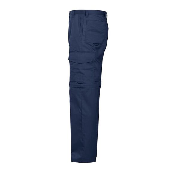 Projob Mens Zip-Off Cargo Pants / Navy - Picture 4 of 4
